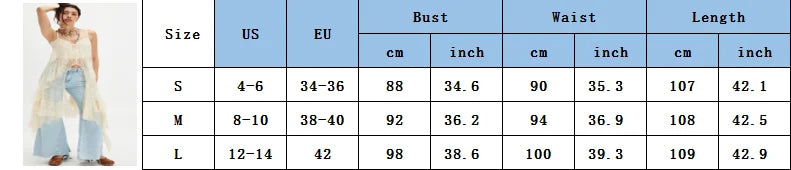 Blusa feminina Plissada sem mangas e de botão, renda transparente e com  fenda na frente