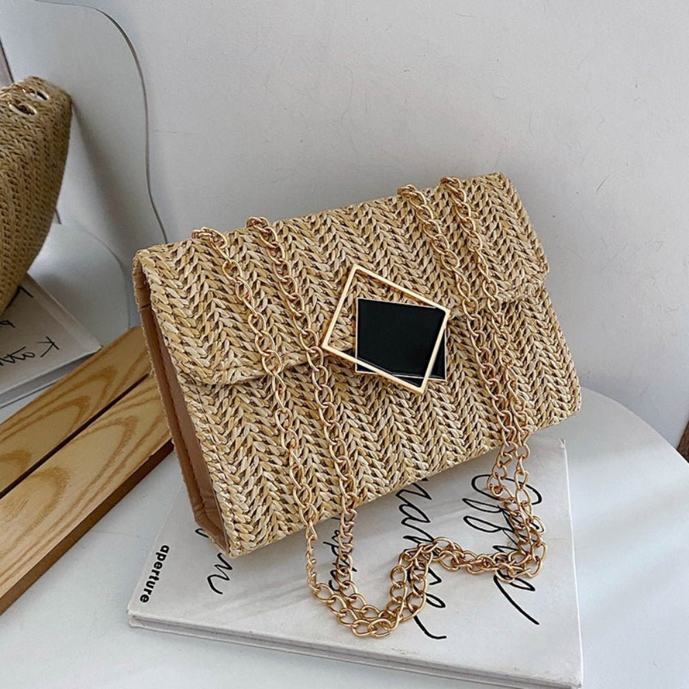 Bolsa Feminina Transversal com Alça de Corrente - VEZTIVIA