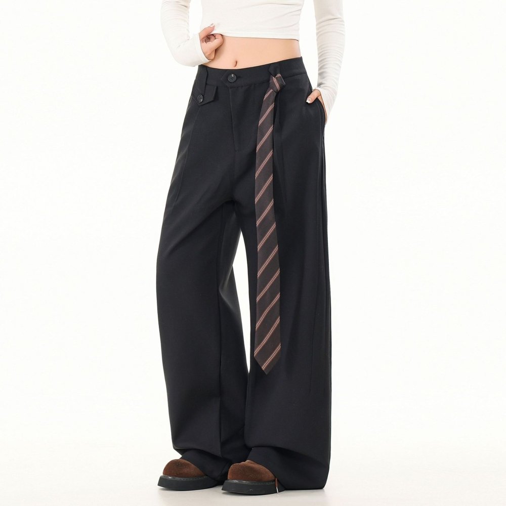 Calça Alfaiataria Casual em Linho Wide Leg - VEZTIVIA