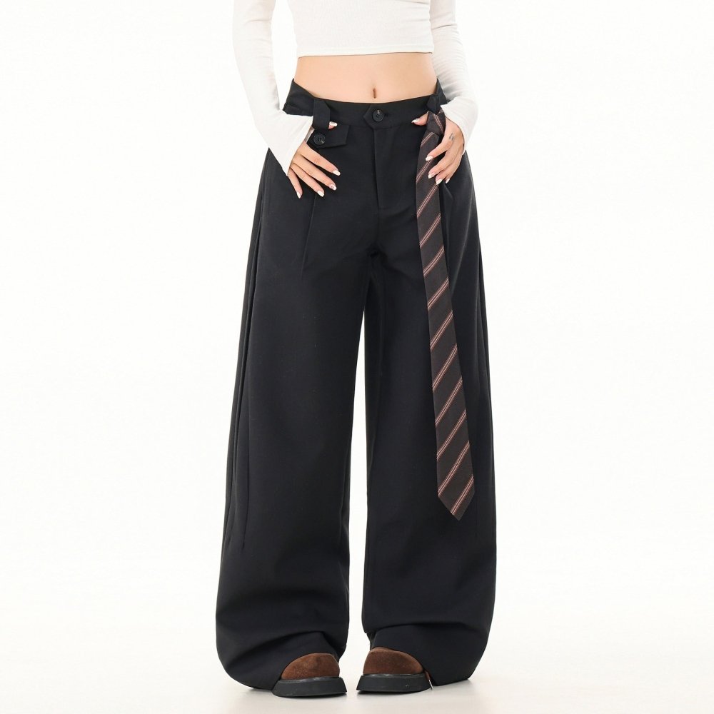 Calça Alfaiataria Casual em Linho Wide Leg - VEZTIVIA