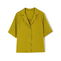 Camisa de cetim de seda - VEZTIVIA