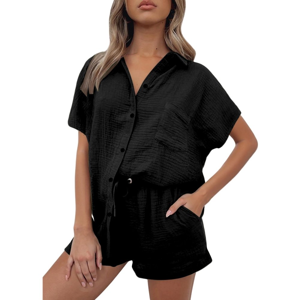 Conjunto Feminino Casual Verão – Em Algodão e Linho - VEZTIVIA