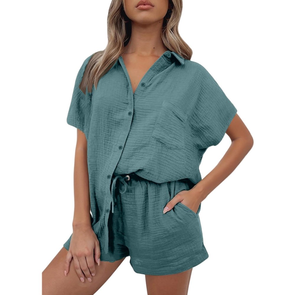 Conjunto Feminino Casual Verão – Em Algodão e Linho - VEZTIVIA