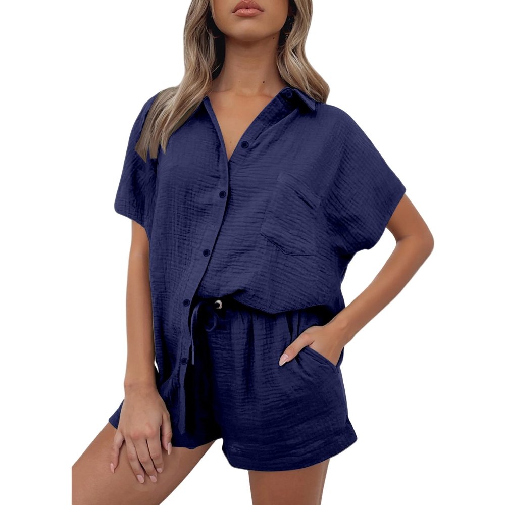 Conjunto Feminino Casual Verão – Em Algodão e Linho - VEZTIVIA