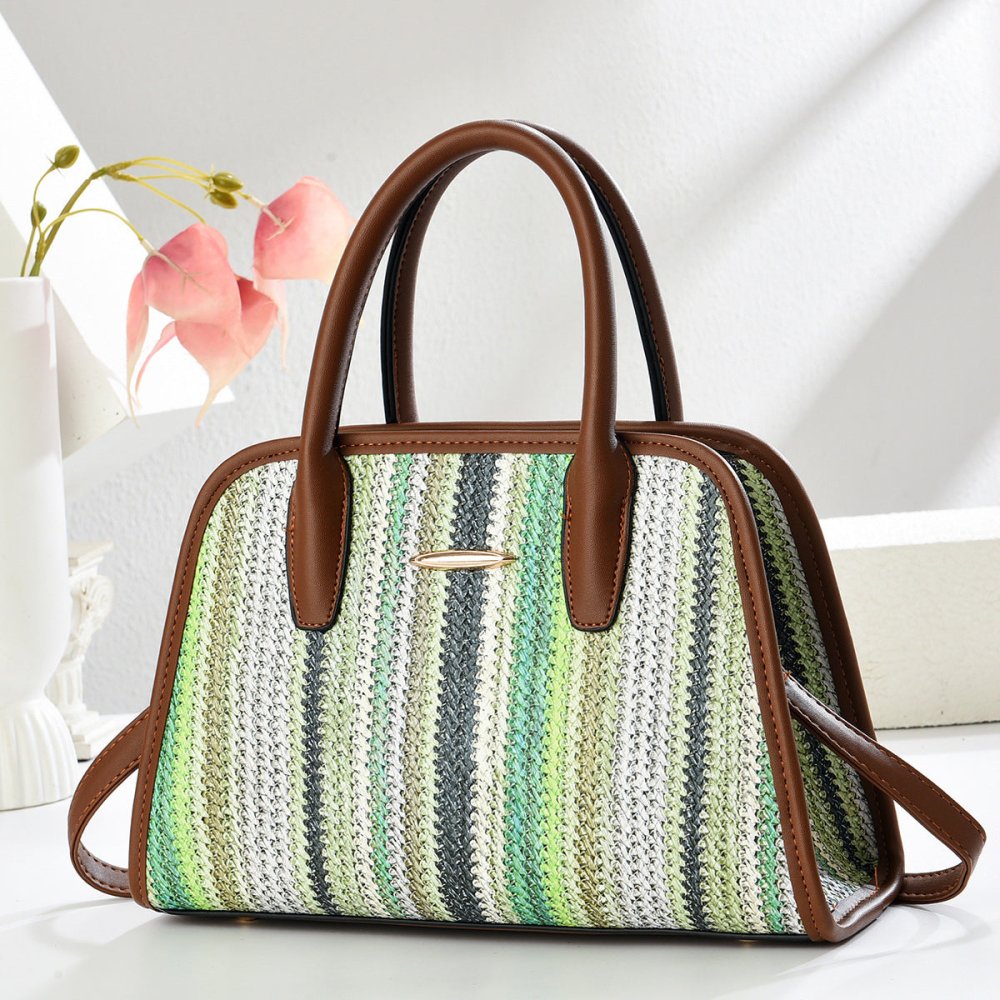 Contrast - color Commuter Handbag For Women - VEZTIVIA
