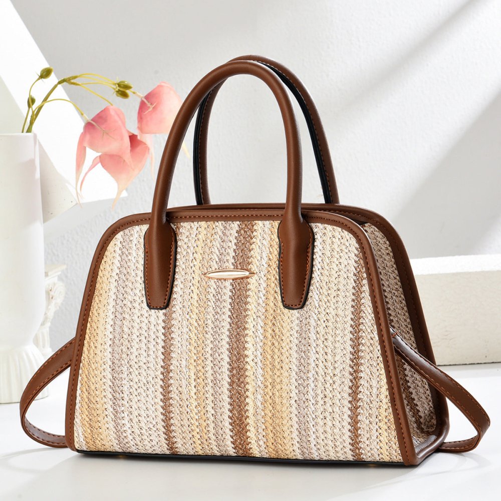 Contrast - color Commuter Handbag For Women - VEZTIVIA