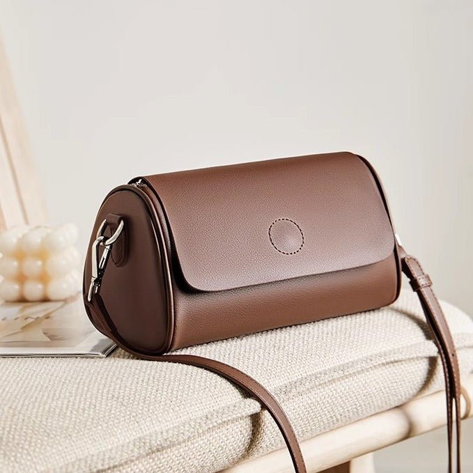 Mini Round Handbag Tote Shoulder Bag For Women - VEZTIVIA