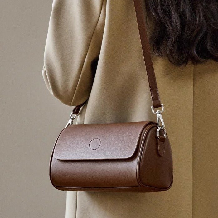 Mini Round Handbag Tote Shoulder Bag For Women - VEZTIVIA
