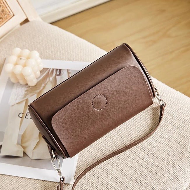 Mini Round Handbag Tote Shoulder Bag For Women - VEZTIVIA