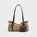 Retro Suede Pillow Bag For Women Large Capacity Perfect For Fall And Winter - VEZTIVIA