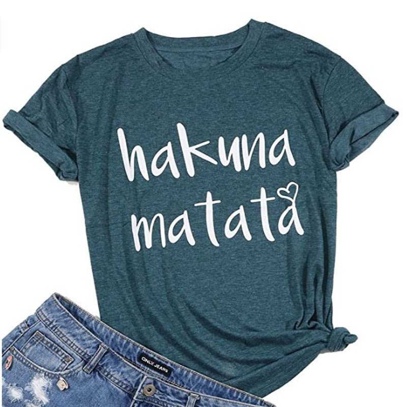 T-Shirt Casual Line com Grafismo de Letras - VEZTIVIA