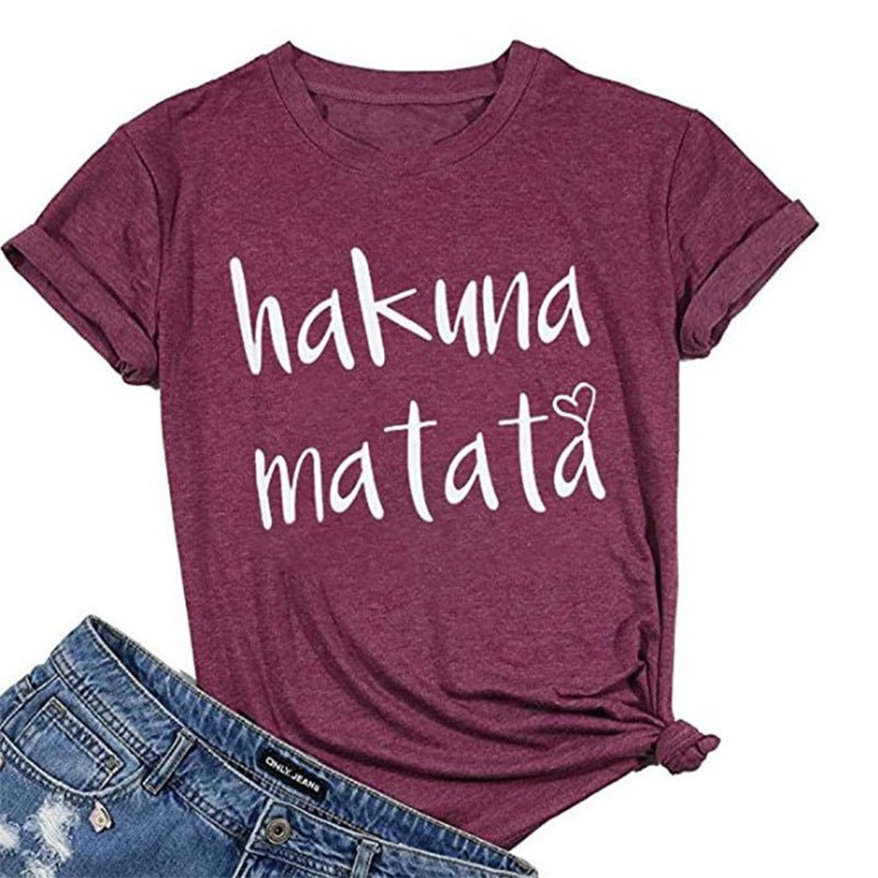 T-Shirt Casual Line com Grafismo de Letras - VEZTIVIA