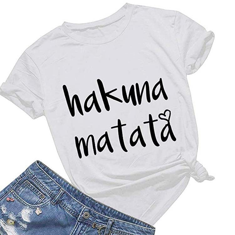 T-Shirt Casual Line com Grafismo de Letras - VEZTIVIA