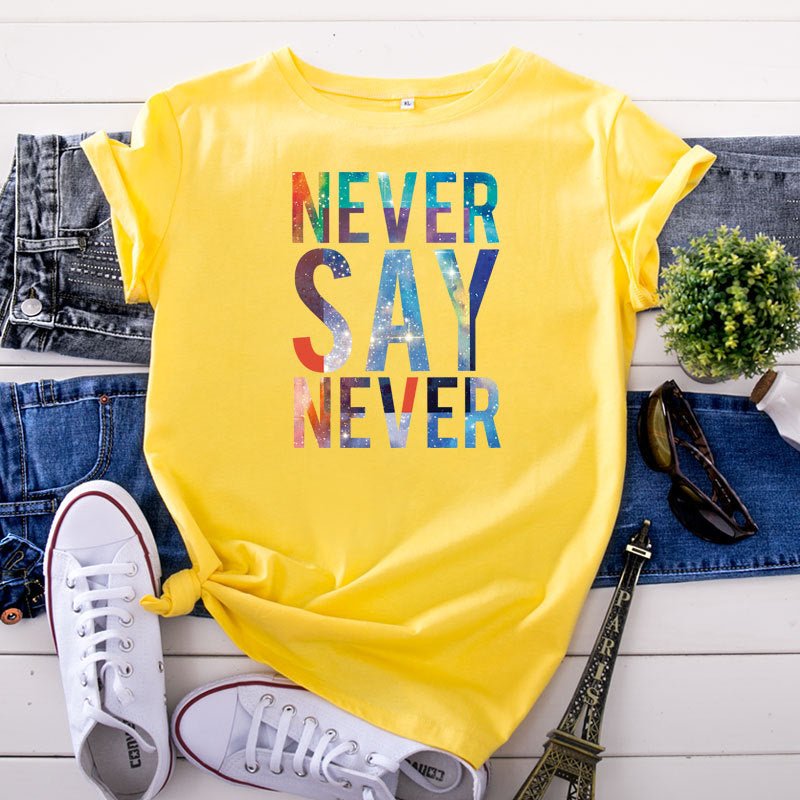 T-shirt Feminina Grafia - VEZTIVIA