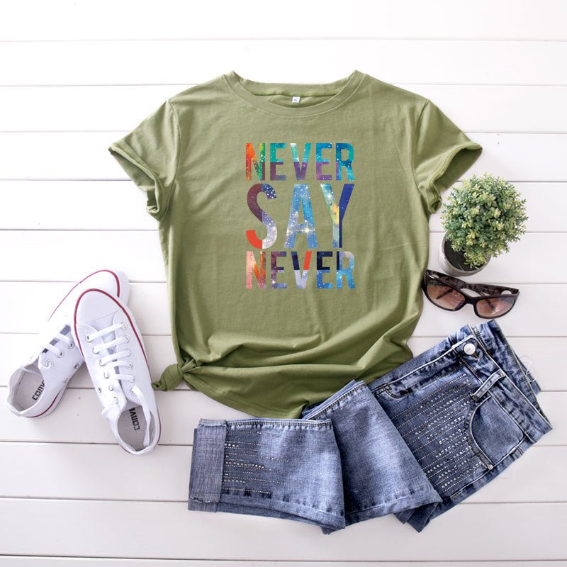 T-shirt Feminina Grafia - VEZTIVIA