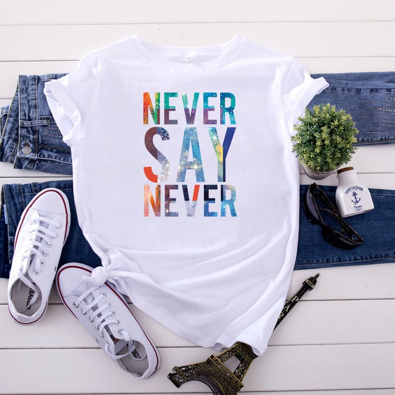 T-shirt Feminina Grafia - VEZTIVIA