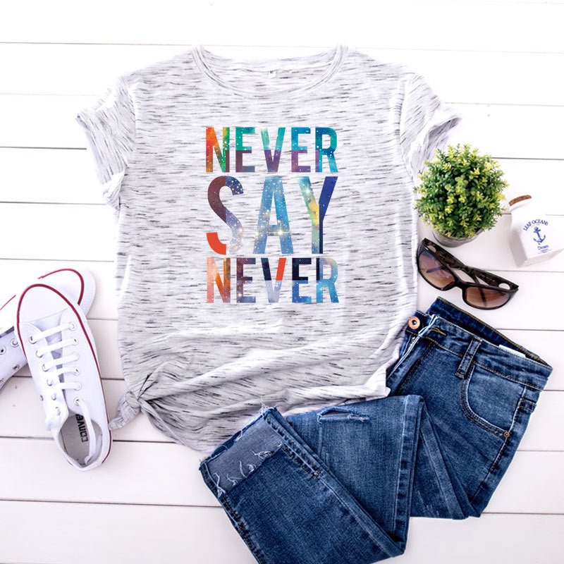 T-shirt Feminina Grafia - VEZTIVIA