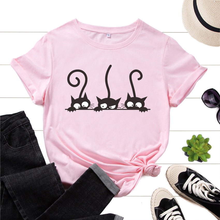T-Shirt Minimalista de Algodão - VEZTIVIA