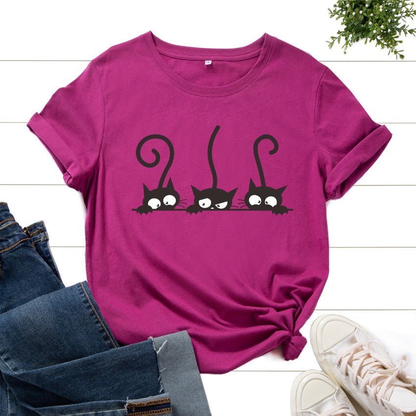 T-Shirt Minimalista de Algodão - VEZTIVIA