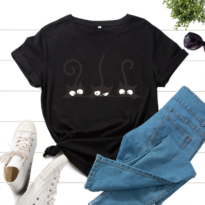 T-Shirt Minimalista de Algodão - VEZTIVIA