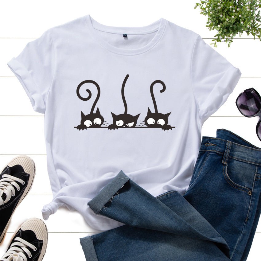 T-Shirt Minimalista de Algodão - VEZTIVIA