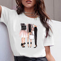 T - short feminina de manga curta e estampada - VEZTIVIA