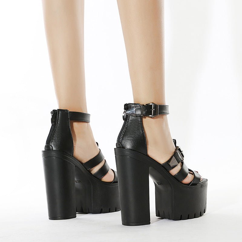 Women's Stylish Personalized High Heel Sandals - VEZTIVIA