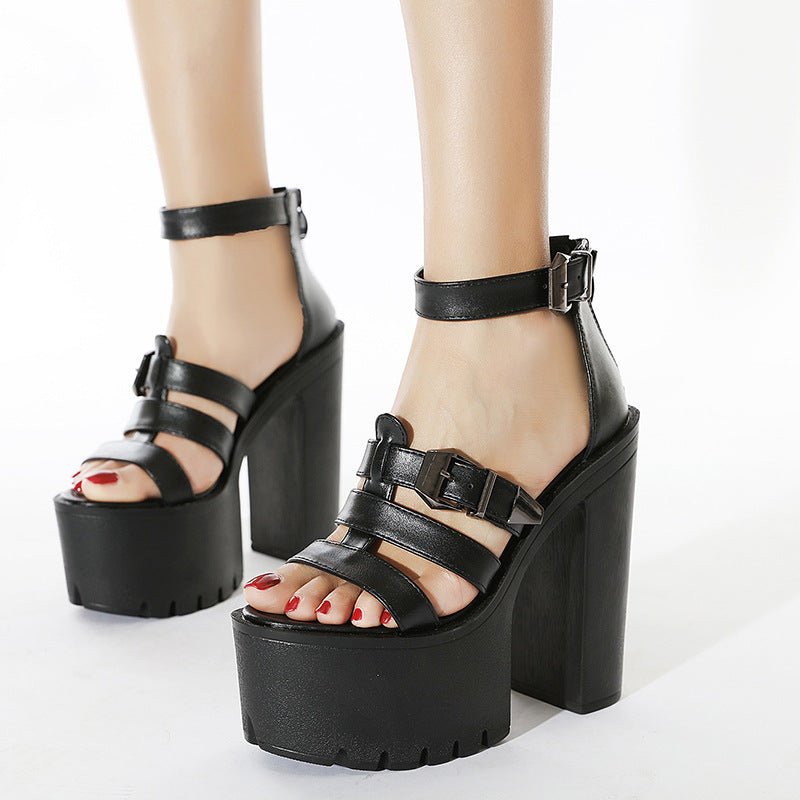 Women's Stylish Personalized High Heel Sandals - VEZTIVIA